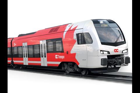 The City of Ottawa and TransitNEXT have selected Stadler to supply seven four-car Flirt diesel-electric multiple-units.